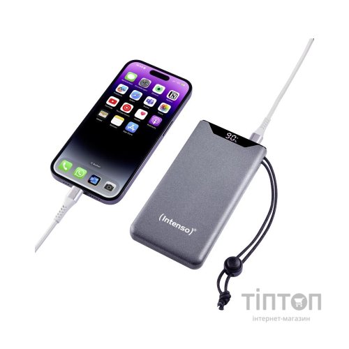 Батарея універсальна Intenso F10000 10000mAh QC3.0 grey (7332034)