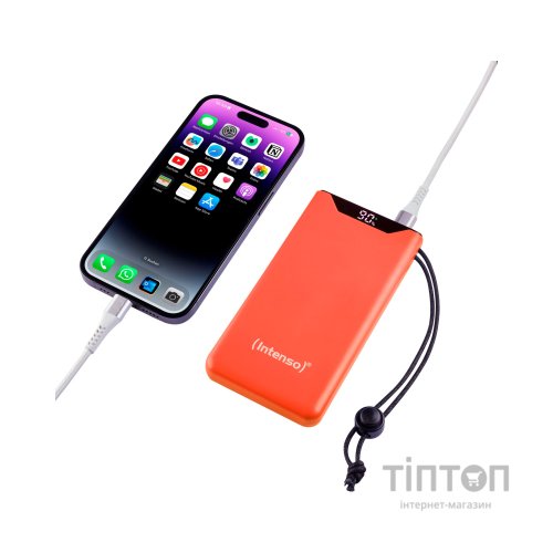 Батарея універсальна Intenso F10000 10000mAh QC3.0 orange (7332038)