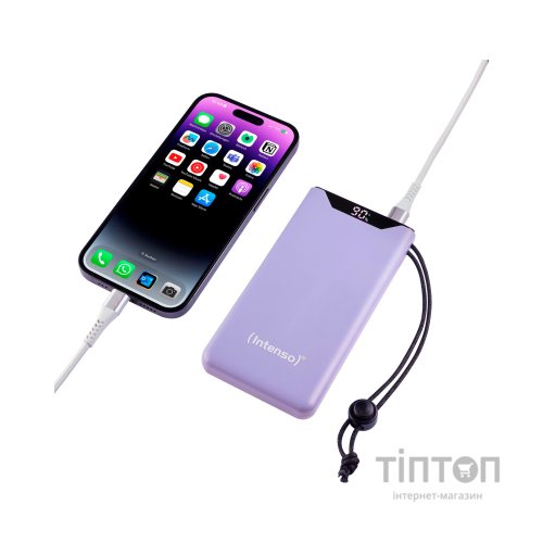Батарея універсальна Intenso F10000 10000mAh QC3.0 purple (7332033)