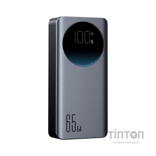 Батарея універсальна JOYROOM 30000mAh 65W PD, QC/3.0, USB-A, 2xUSB-C In/Out, Black (JR-PBF05)