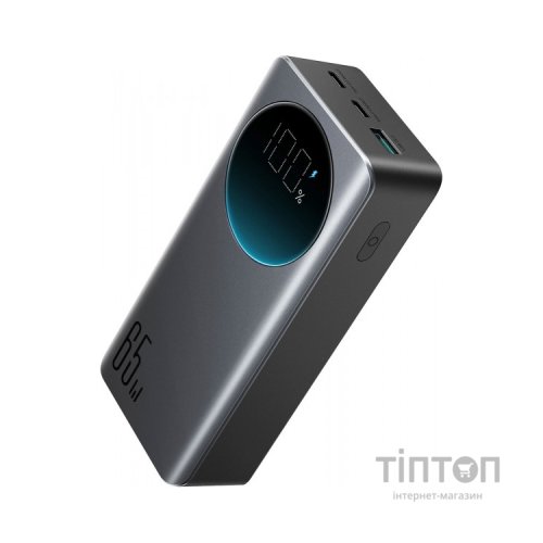 Батарея універсальна JOYROOM 30000mAh 65W PD, QC/3.0, USB-A, 2xUSB-C In/Out, Black (JR-PBF05)