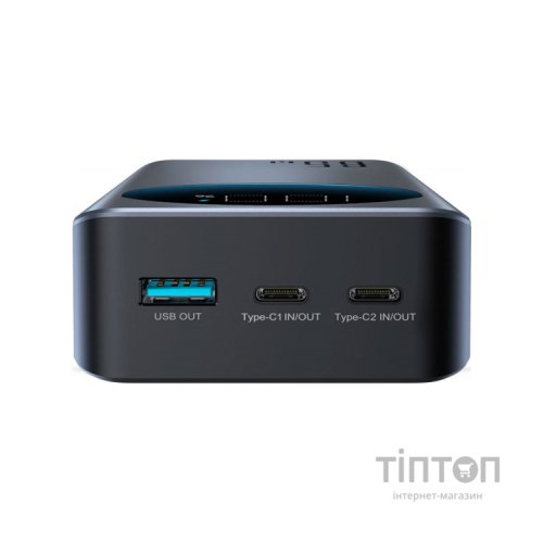 Батарея універсальна JOYROOM 30000mAh 65W PD, QC/3.0, USB-A, 2xUSB-C In/Out, Black (JR-PBF05)