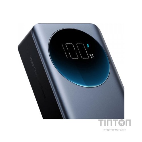 Батарея універсальна JOYROOM 30000mAh 65W PD, QC/3.0, USB-A, 2xUSB-C In/Out, Black (JR-PBF05)