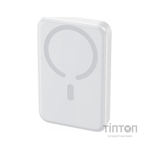 Батарея універсальна JOYROOM Magnetic Wireless 10000mAh 20W PD, QC, USB-C In/Out White (JR-W020 / 6941237119698)