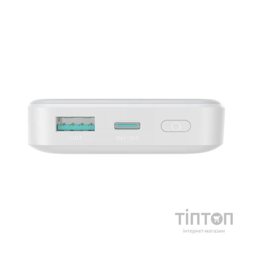 Батарея універсальна JOYROOM Magnetic Wireless 10000mAh 20W PD, QC, USB-C In/Out White (JR-W020 / 6941237119698)