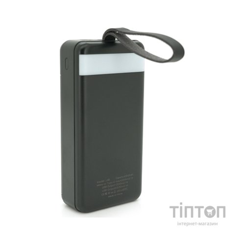 Батарея універсальна LIONPATTON 40000mAh, QC3.0, MicroUSB, Type-C, Lighting, USB, Black (L45 / 38067)