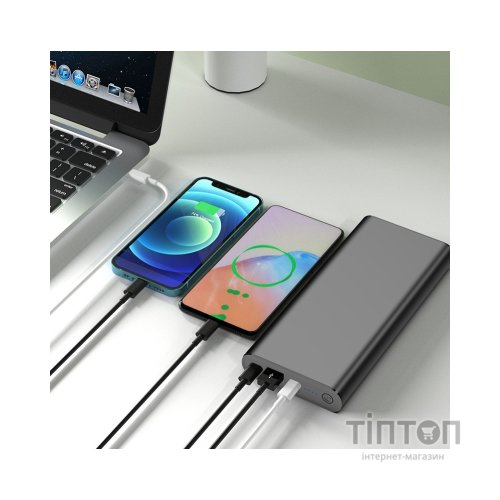 Батарея універсальна PowerPlant 26800mAh, PD/100W+18W, QC/3.0, USB-C*2, USB-A (PB930470)