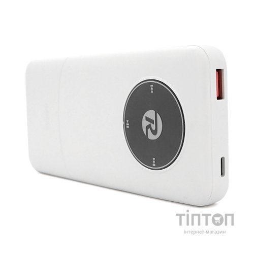 Батарея універсальна Remax 10000mAh 22.5W, cables Type-C + Lighting, White (RPP-37)