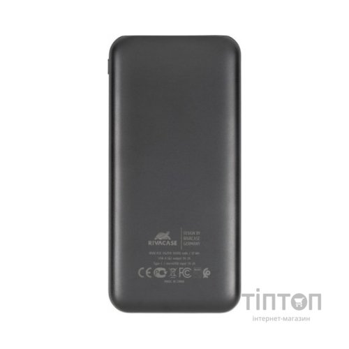 Батарея універсальна RivaCase 10000mA, 10W, black (VA2031)