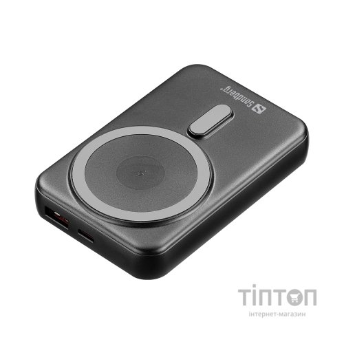 Батарея універсальна Sandberg 10000mAh Mag Wireless, PD/18W, QC/3.0/22.5W, Qi Wireless 15W (420-94)