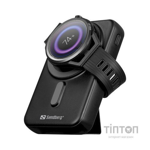 Батарея універсальна Sandberg 10000mAh Mag Wireless, PD/18W, QC/3.0/22.5W, Qi Wireless 15W (420-94)