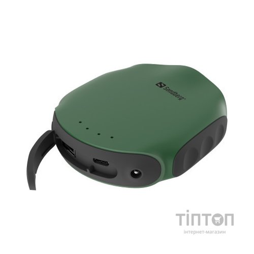 Батарея універсальна Sandberg 10000mAh, Survivor, USB*2, міні-компас, міні-ліхтарик (420-60)