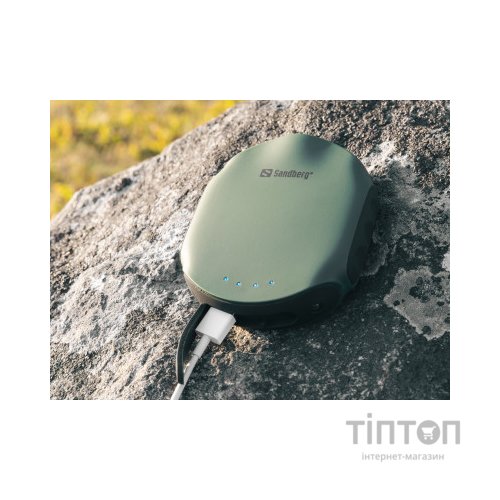 Батарея універсальна Sandberg 10000mAh, Survivor, USB*2, міні-компас, міні-ліхтарик (420-60)