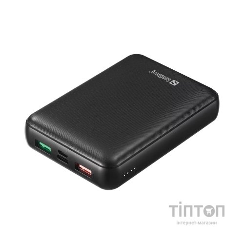 Батарея універсальна Sandberg 15000mAh, PD/45W(20V/2.25A), QC3.0, USB-C, Micro-USB, USB-A*2 (420-66)