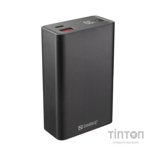 Батарея універсальна Sandberg 20000mAh, PD/65W, QC/3.0, low carrent mode, +cable 100W (420-95)