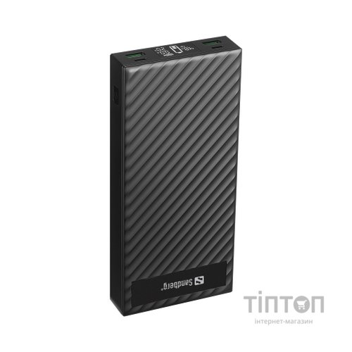 Батарея універсальна Sandberg 30000mAh, PD/100W, QC/3.0, UPS mode, +2*cable 100W (420-87)