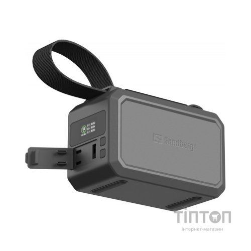 Батарея універсальна Sandberg 40000mAh Survivor 100W, IPX4 Water resist, LED Torch, Pass-Through Charging (421-14)