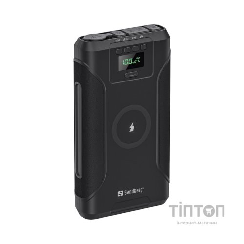 Батарея універсальна Sandberg 76800mAh Survivor 7in1 DC/91W, PD/100W, Cigar Lighter/120W, QI-15W, power-through (421-15)