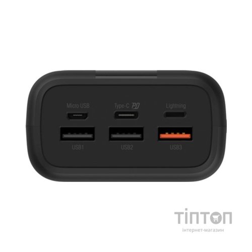 Батарея універсальна Silicon Power 30000mAh QX55, PD/20W, QC/3.0/22.5W, Black (SP30KMAPBKQX550K)