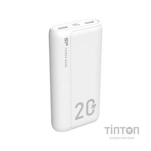 Батарея універсальна Silicon Power QS15 20000mAh PD/18W, QC3.0, Type-C, Micro-USB, 2*USB-A, whi (SP20KMAPBKQS150W)