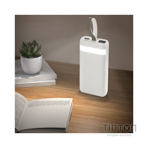 Батарея універсальна TheGeneral 20000mah PowerPulse, 10W, flashlight, white (40011319-08)
