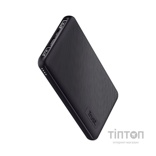Батарея універсальна Trust 10000mAh Primo ECO, 2хUSB-A/USB-C, 15W, black (24678_TRUST)