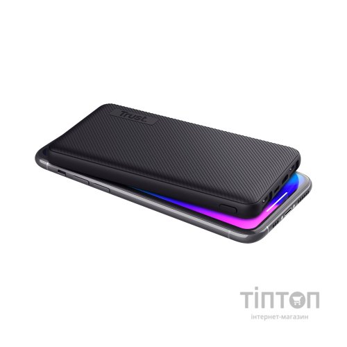 Батарея універсальна Trust 10000mAh Primo ECO, 2хUSB-A/USB-C, 15W, black (24678_TRUST)