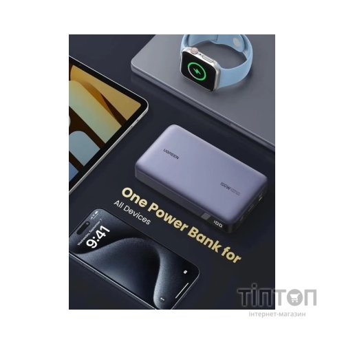 Батарея універсальна Ugreen 20000mAh 100W Two-way Fast Charging (PB720 25188)