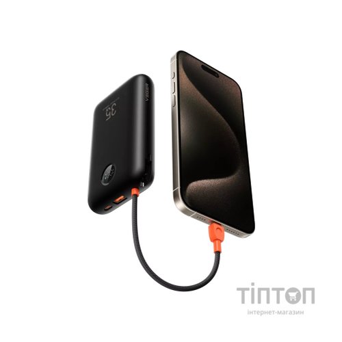 Батарея універсальна VEGER 30000mAh K3 35W PD QC3.0 black (6977525750137)