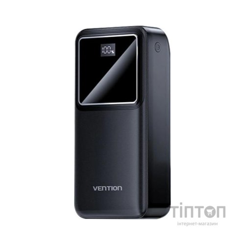 Батарея універсальна Vention 30000 mAh 22.5W Black LED Display Type (FHMB0)