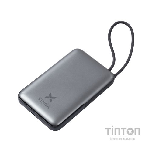 Батарея універсальна Vinga 10000 mAh 22.5W/15W/2.5W Wireless (VPBB1022WL)