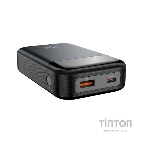 Батарея універсальна XO 10000mAh, PD/30W, QC/22.5W, PPS/33W, black (PR232_Black)