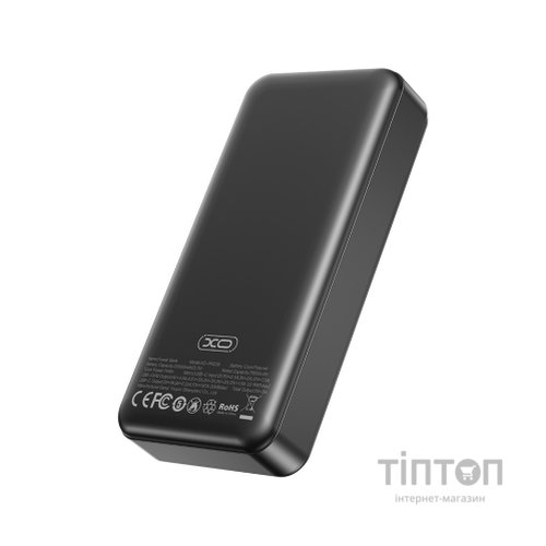 Батарея універсальна XO 20000mAh, PD/20W, QC/22.5W, black (PR239_Black)