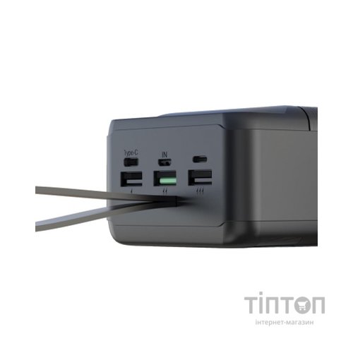 Батарея універсальна XO 60000mAh, PD/18W, QC3.0/22.5W, flashlight, Input(Micro,Type-C,Lightning), Output(3*USB,Type-C) (XO-PR159 / 29210)