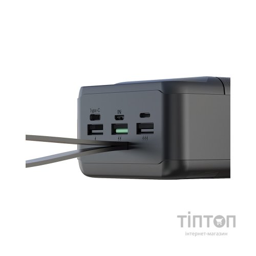 Батарея універсальна XO 80000mAh, PD/18W, QC3.0/22.5W, flashlight, Input(Micro,Type-C,Lightning), Output(3*USB,Type-C) (XO-PR160 / 29209)