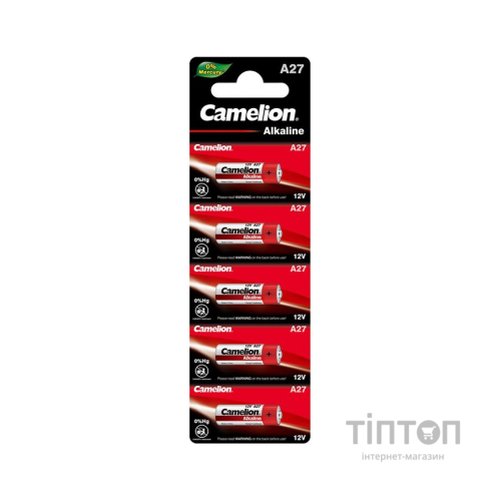 Батарейка Camelion A27 / LR27 Alkaline * 5 (A27-BP5)