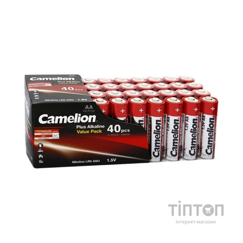Батарейка Camelion AA Plus Alkaline LR6 * 40 (LR6-SP40)
