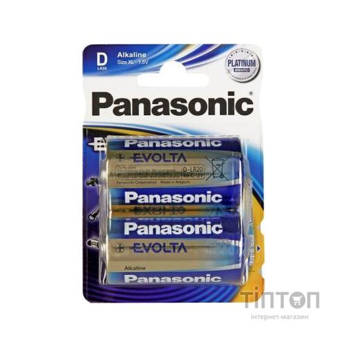 Батарейка D Panasonic Alkaline Evolta