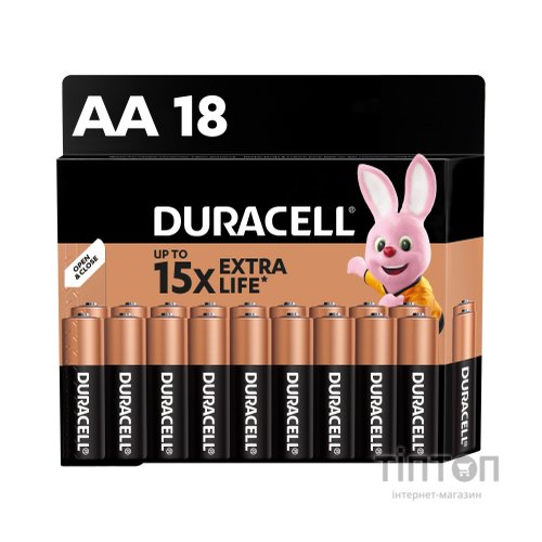 Батарейка Duracell AA MN1500 LR06 * 18 (81422449 / 6081687)