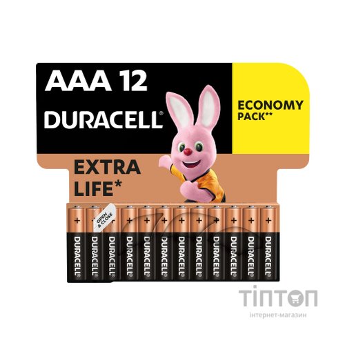 Батарейка Duracell AAA MN2400 LR03 * 12 (81417119)