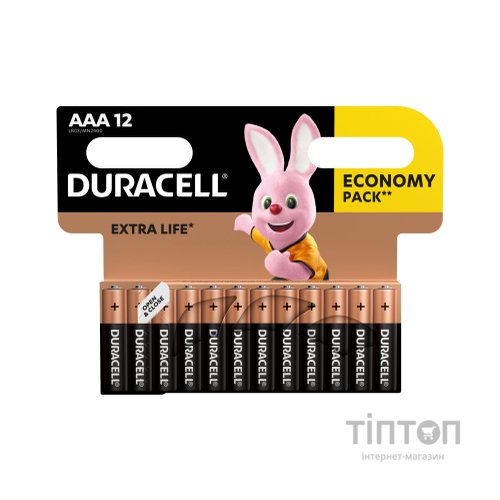 Батарейка Duracell AAA MN2400 LR03 * 12 (81417119)