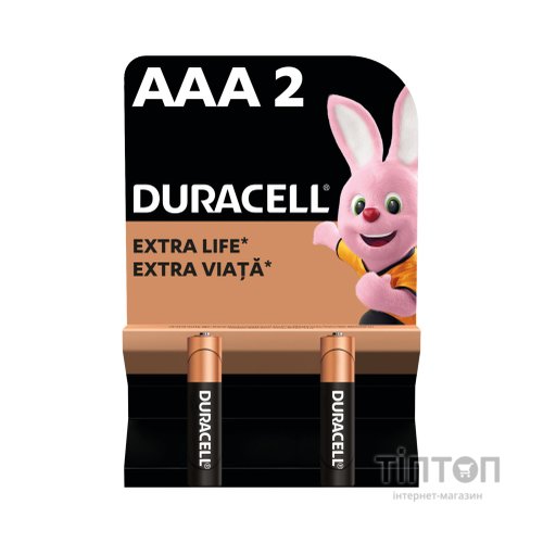 Батарейка Duracell AAA MN2400 LR03 * 2