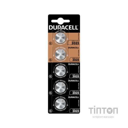Батарейка Duracell CR 2025 / DL 2025 * 5 (5010980)