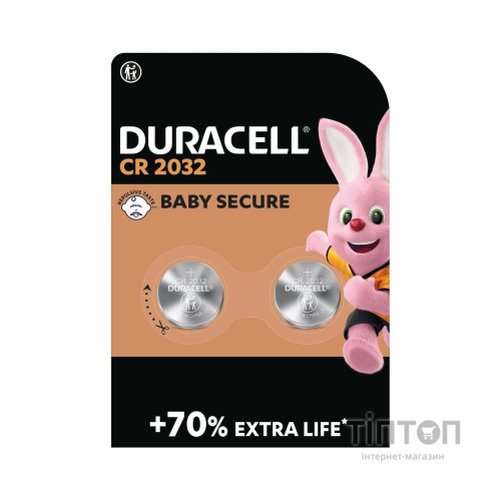 Батарейка Duracell CR 2032 / DL 2032 * 2 (5007659)