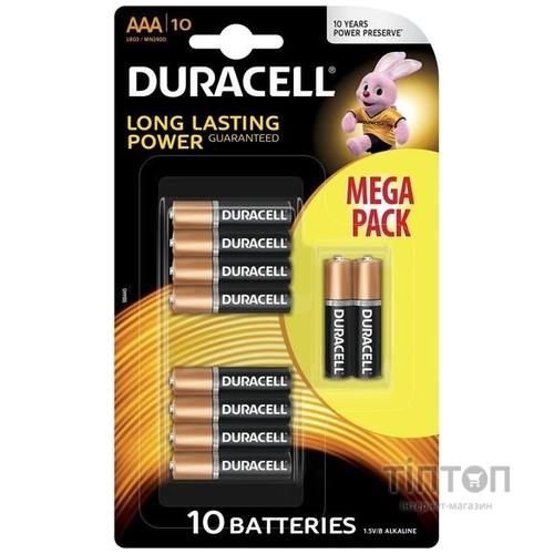 Батарейка Duracell LR03 MN2400 уп. 1х10 шт.