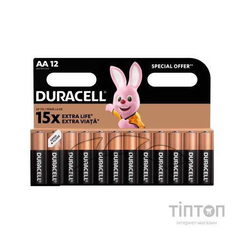 Батарейка Duracell LR06 MN1500 1х12 шт.