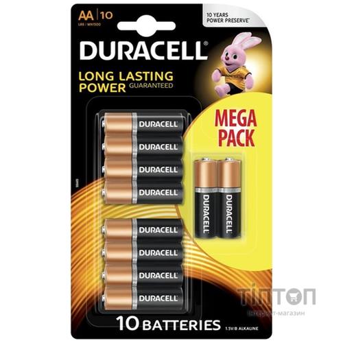 Батарейка Duracell LR06 MN1500 уп. 1x10 шт.