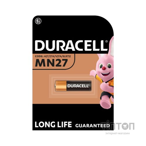 Батарейка Duracell MN27 * 1 (81421921)