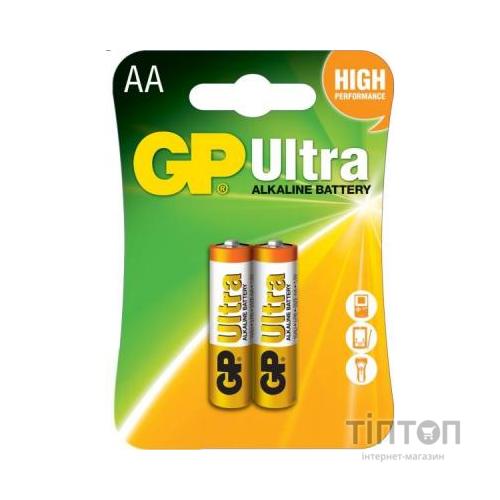 Батарейка Gp AA LR6 Ultra Alcaline * 2 (15AU-U2 / 4891199027581)