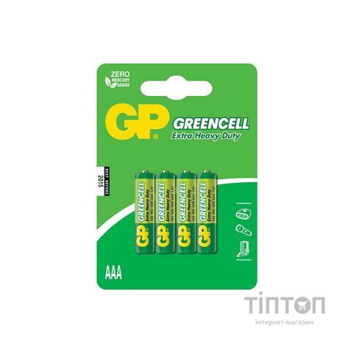 Батарейка GP AA R03 сольова * 4 (24G-U4)